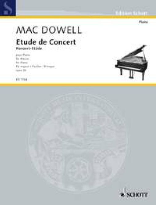 Hovedbilde Edward MacDowell - Etude de Concert op. 36