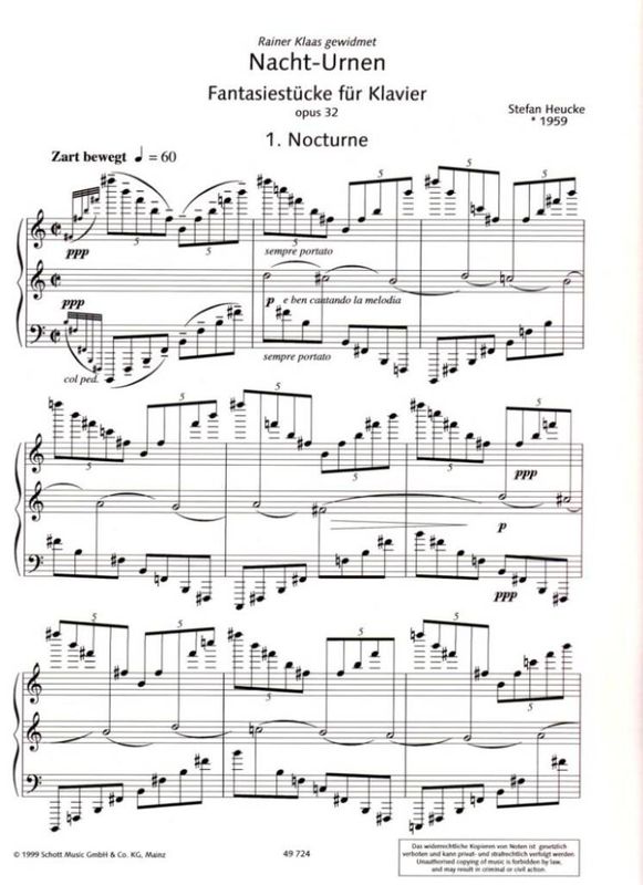 Stefan Heucke - Nacht-Urnen op. 32