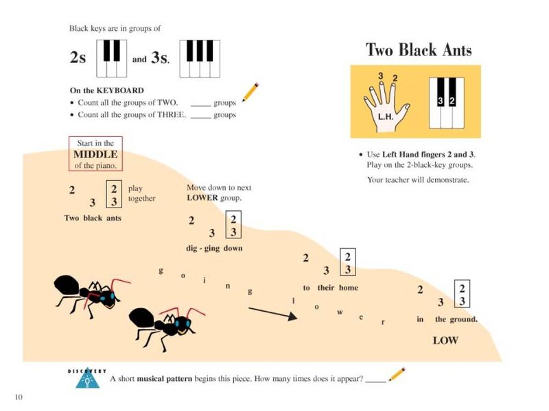 Piano Adventures All-In-Two Primer Lesson/Theory