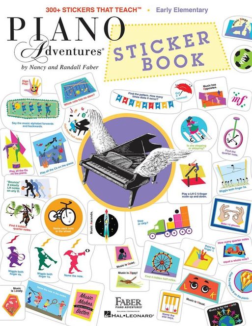 Hovedbilde Piano Adventures Sticker Book