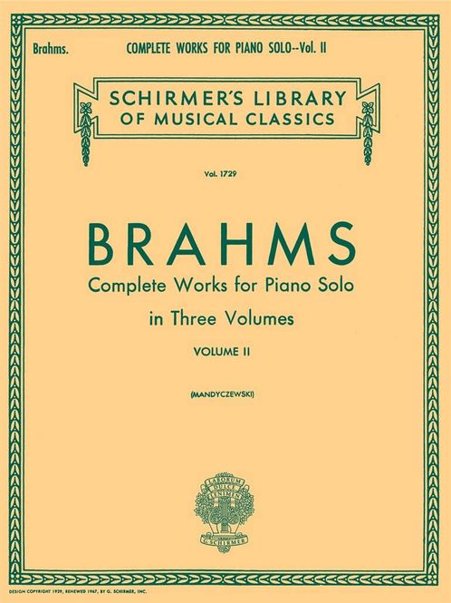 Hovedbilde Johannes Brahms - Complete Works For Piano Solo Volume 2