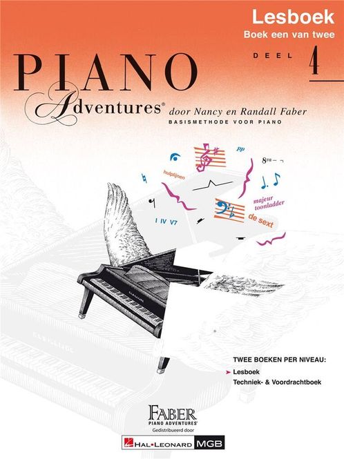 Hovedbilde Piano Adventures: Lesboek Deel 4