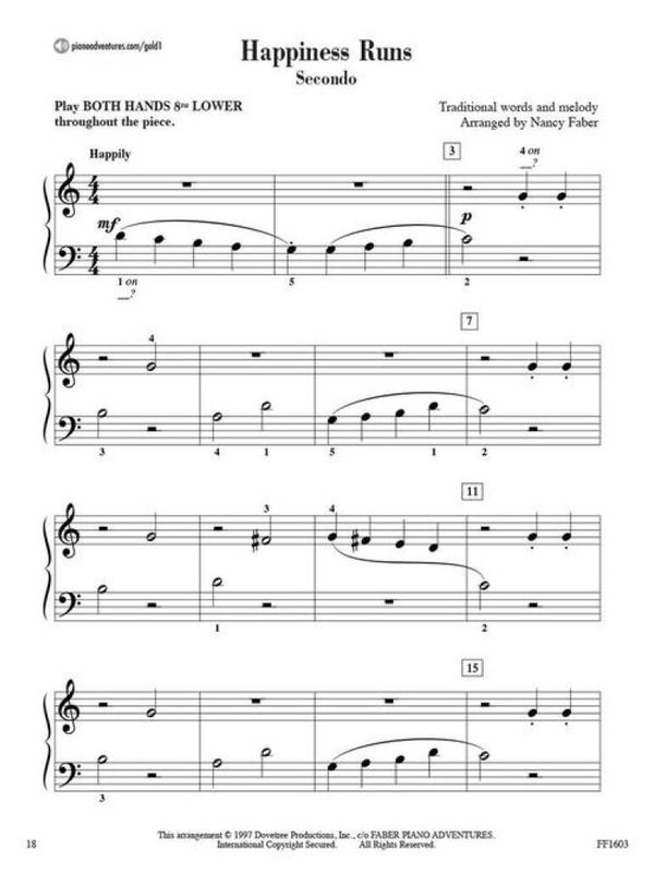 Piano Adventures Gold Star Performance Level 1