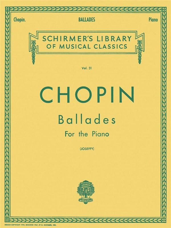 Frédéric Chopin - Ballades