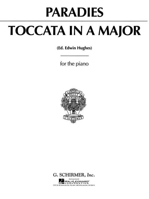 Hovedbilde Pietro Domenico Paradisi - Toccata in A Major