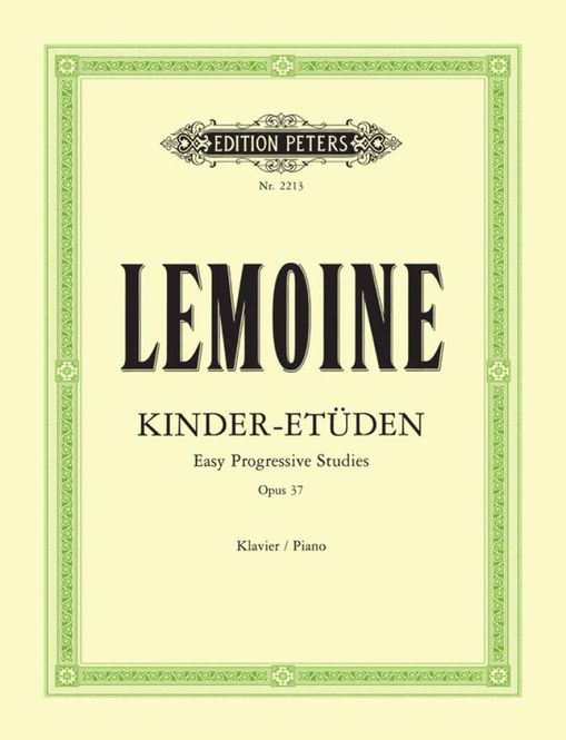 Hovedbilde Lemoine - Kinderetuden Op.37