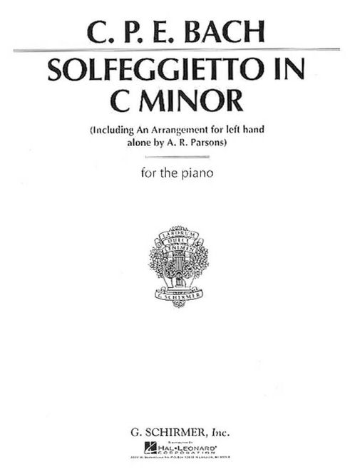 Hovedbilde Carl Philipp Emanuel Bach - Solfeggietto in C ...