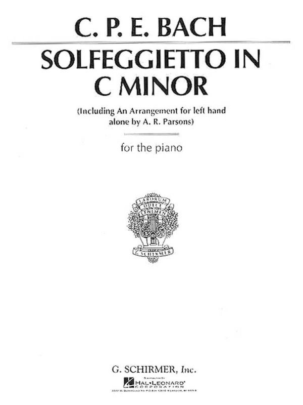 Carl Philipp Emanuel Bach - Solfeggietto in C Minor