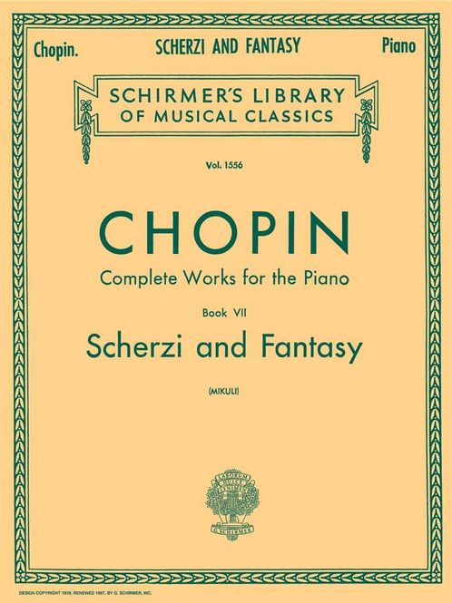 Hovedbilde Frédéric Chopin - Scherzi Fantasy in F Minor
