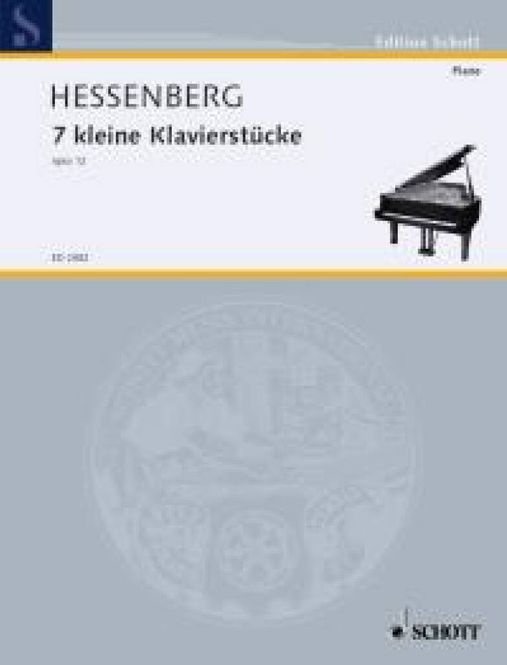 Hovedbilde Kurt Hessenberg - Seven little piano pieces op. ...