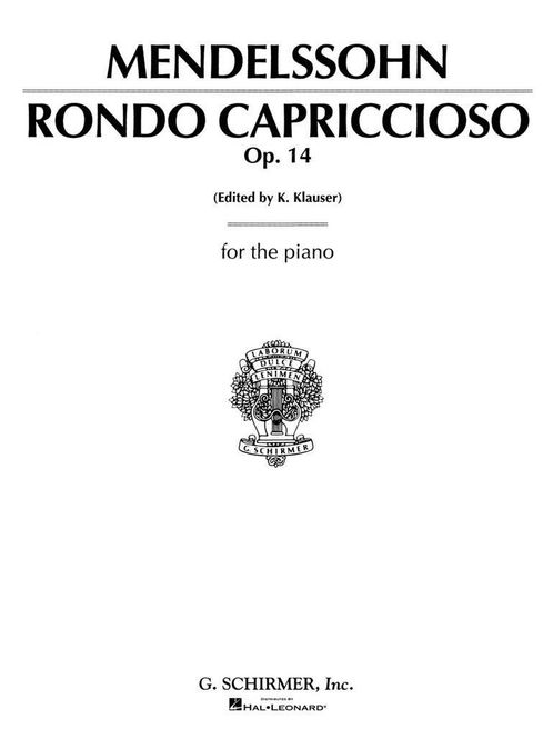 Hovedbilde Felix Mendelssohn Bartholdy - RONDO CAPRICCIOSO ...