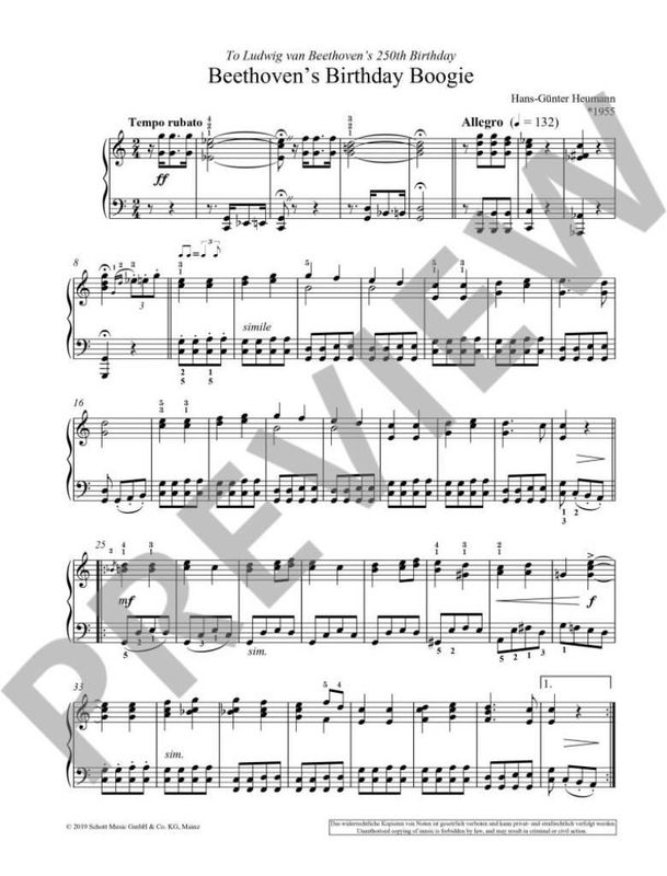 Hans-Günter Heumann - Beethoven's Birthday Boogie