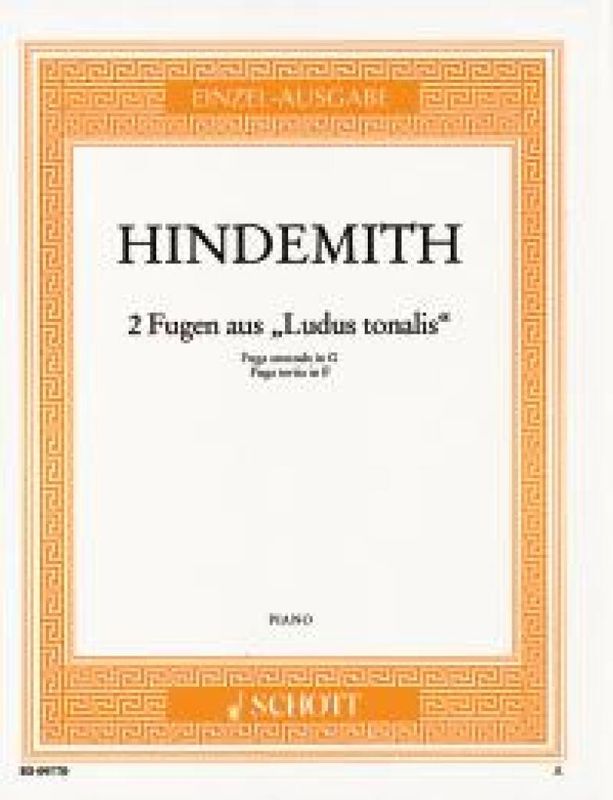 Paul Hindemith - Ludus tonalis