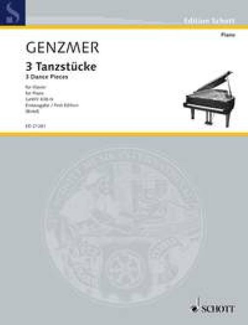 Hovedbilde Harald Genzmer - 3 Dance Pieces GeWV 438-N