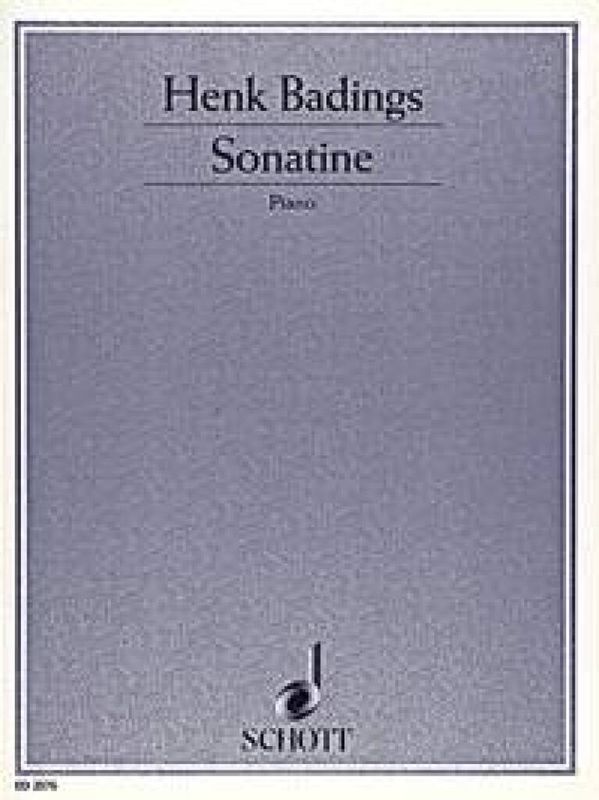 Henk Badings - Sonatine