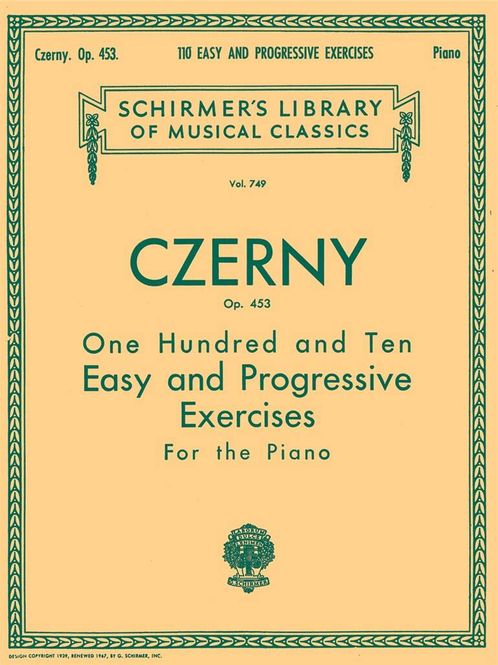 Hovedbilde Carl Czerny - 110 Easy and Progressive Exercises, ...