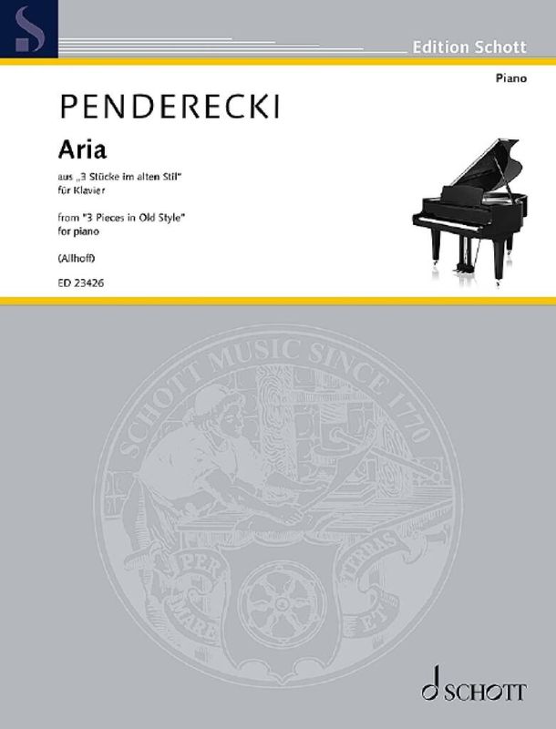Krzysztof Penderecki - Aria