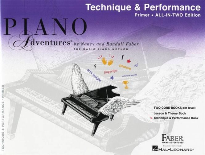 Hovedbilde Piano Adventures All-In-Two Primer Tech. & Perf.