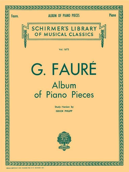 Hovedbilde Gabriel Fauré - Album Of Piano Pieces