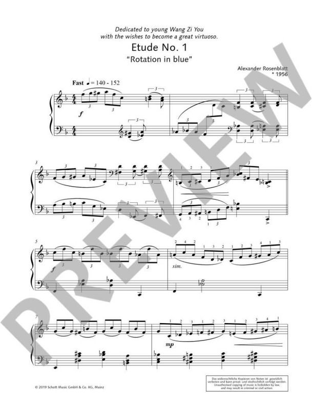Alexander Rosenblatt - 8 Etudes in Jazz Style