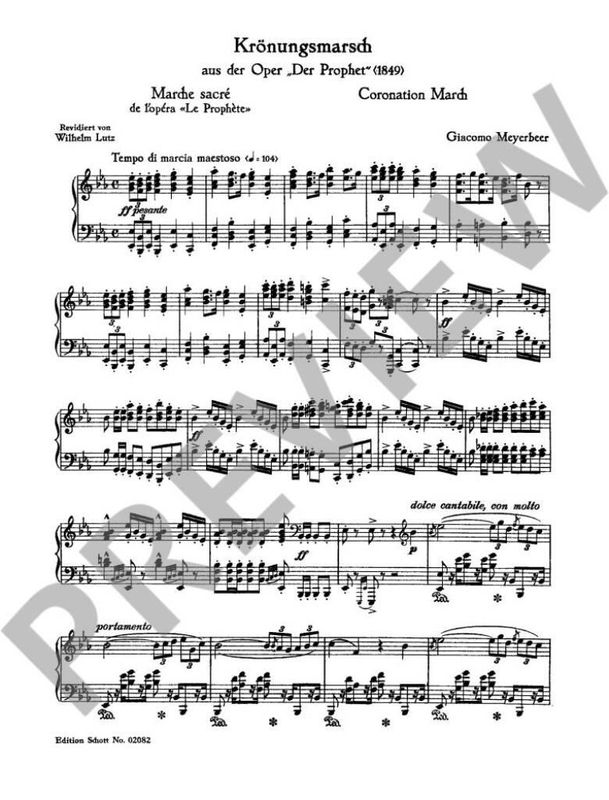 Giacomo Meyerbeer - Kronungsmarsch (Prophet)