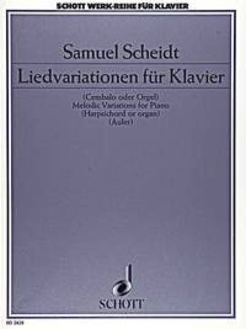 Hovedbilde Samuel Scheidt - Liedvariationen