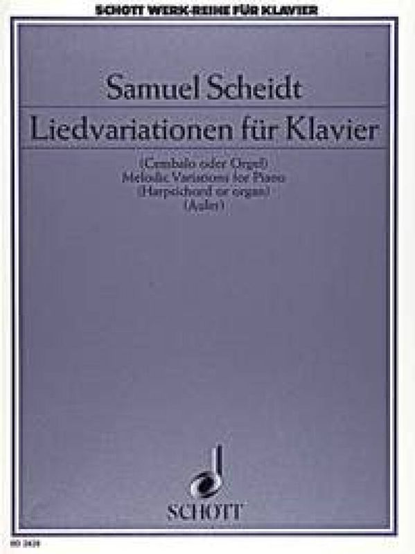 Samuel Scheidt - Liedvariationen