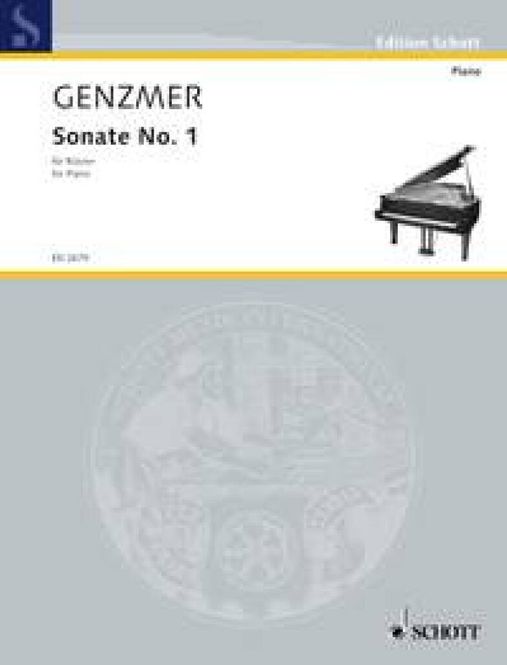 Hovedbilde Harald Genzmer - Piano Sonata No. 1 GeWV 368