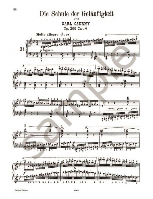 Carl Czerny - Schule der Geläufigkeit op. 299 