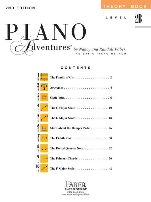 Piano Adventures Theory Book Level 2B