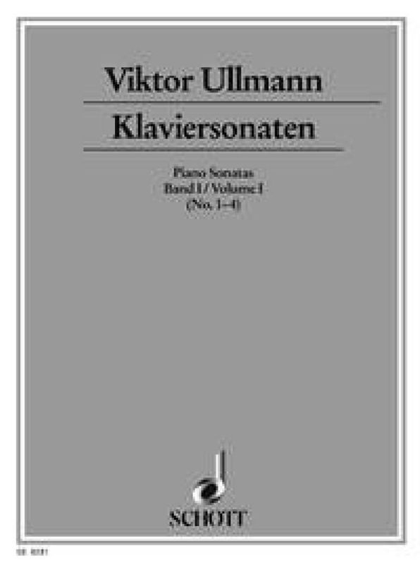 Viktor Ullmann - Piano Sonatas Band 1