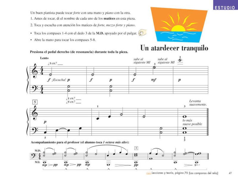 Piano Adventures: Técnica e Interpretación Nivel 1