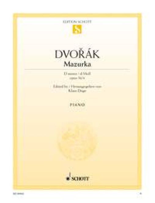 Hovedbilde Antonín Dvořák - Mazurka d-Moll op. 56/4