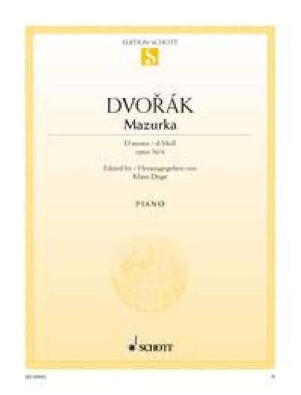 Antonín Dvořák - Mazurka d-Moll op. 56/4
