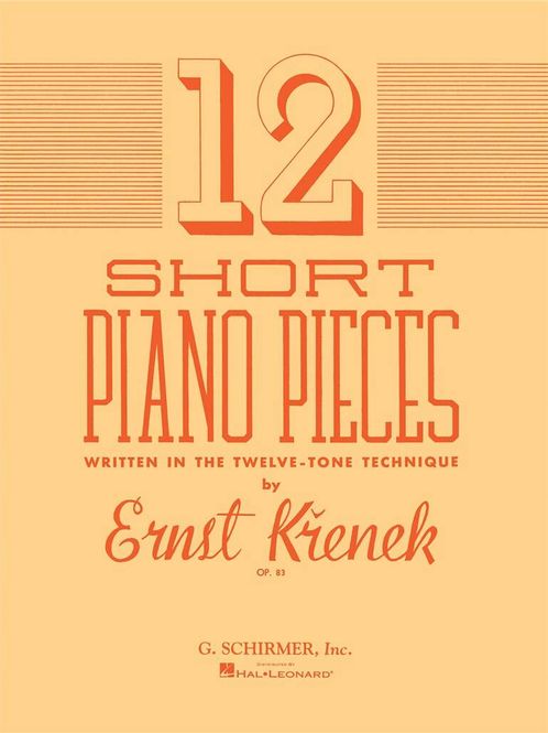 Hovedbilde Ernst Krenek - 12 Short Piano Pieces