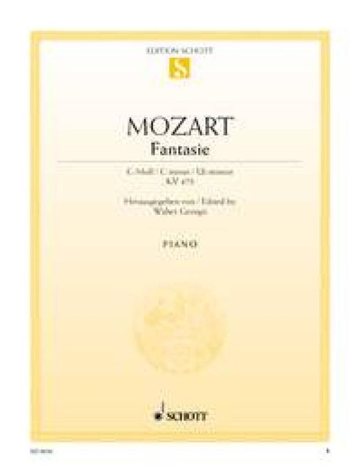 Hovedbilde Wolfgang Amadeus Mozart - Fantasie C Kv475