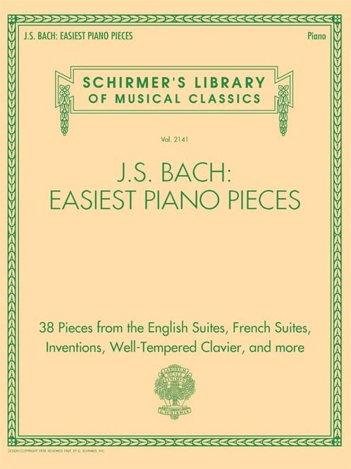 Hovedbilde Johann Sebastian Bach - J.S. Bach: Easiest Piano Pieces