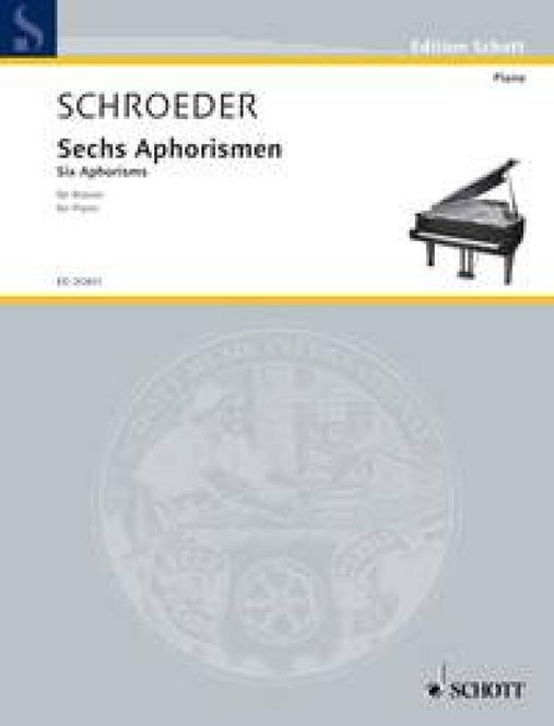 Hovedbilde Hermann Schroeder - Six Aphorisms