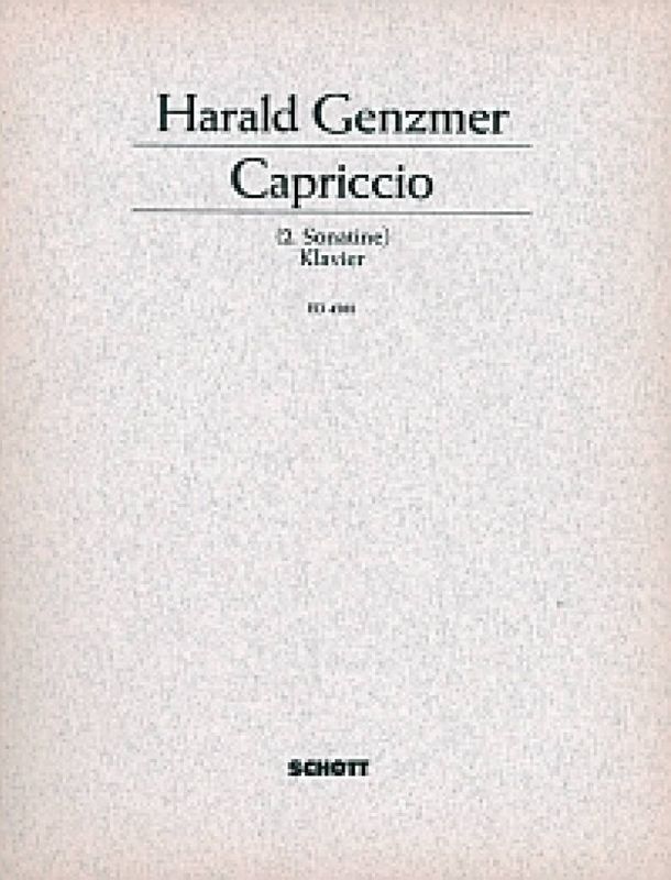 Harald Genzmer - Capriccio GeWV 373