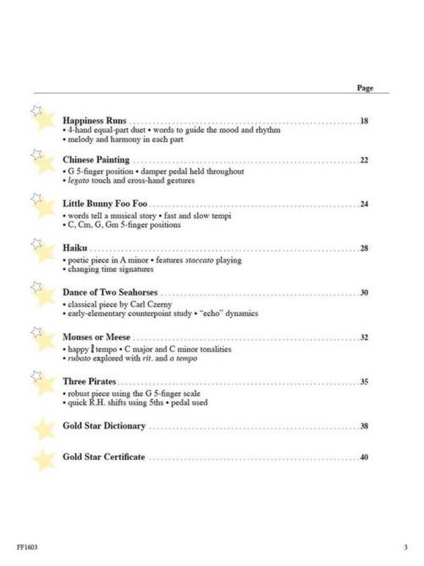 Piano Adventures Gold Star Performance Level 1