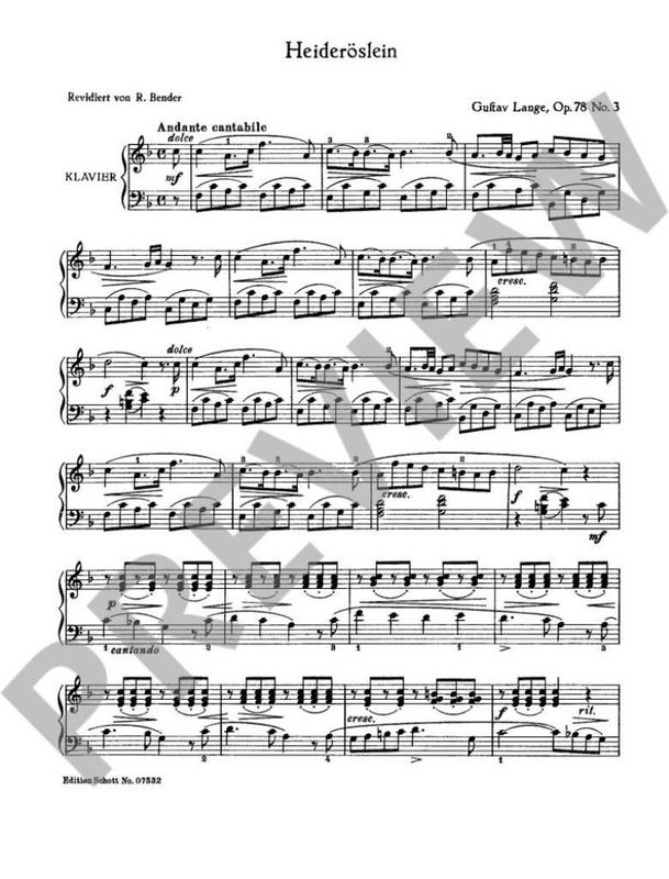 Heideröslein op. 78-3