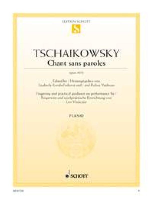 Pyotr Ilyich Tchaikovsky - Chant sans paroles op. 40/6