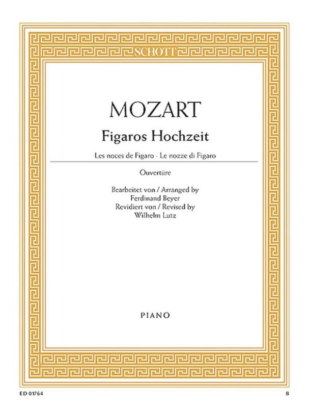 Wolfgang Amadeus Mozart - Figaros Hochzeit KV 492