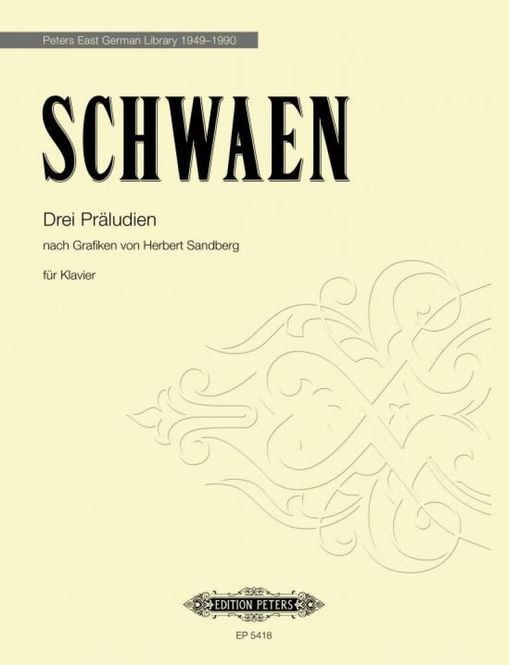 Hovedbilde Kurt Schwaen - Drei Präludien zu Grafiken von ...