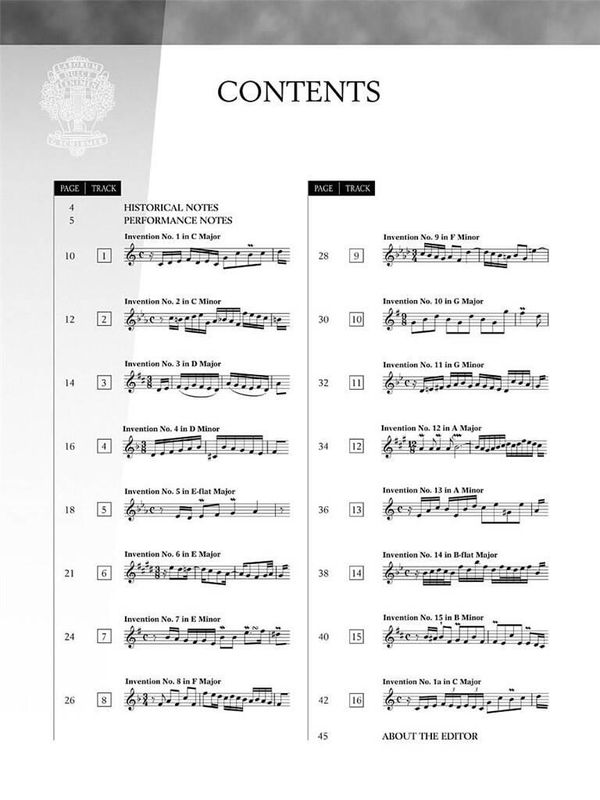 Johann Sebastian Bach - J.S. Bach - Two-Part Inventions