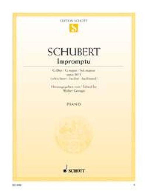 Hovedbilde Franz Schubert - Impromptu 3 G Opus 90 D899