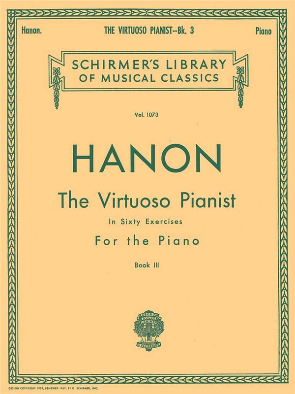 Charles-Louis Hanon - Virtuoso Pianist in 60 Exercises - Book 3