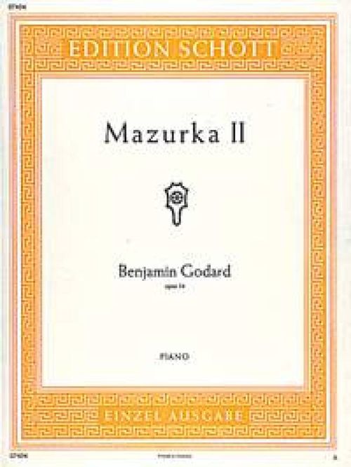 Hovedbilde Benjamin Godard - Mazurka 2 B Opus 54