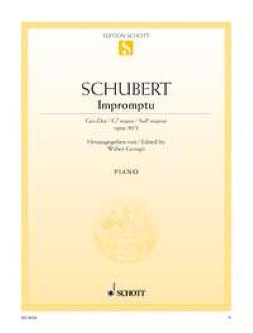 Hovedbilde Franz Schubert - Impromptu 3 Ges Opus 90 D899