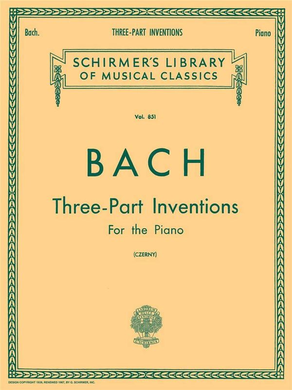 Johann Sebastian Bach - 15 Three-Part Inventions